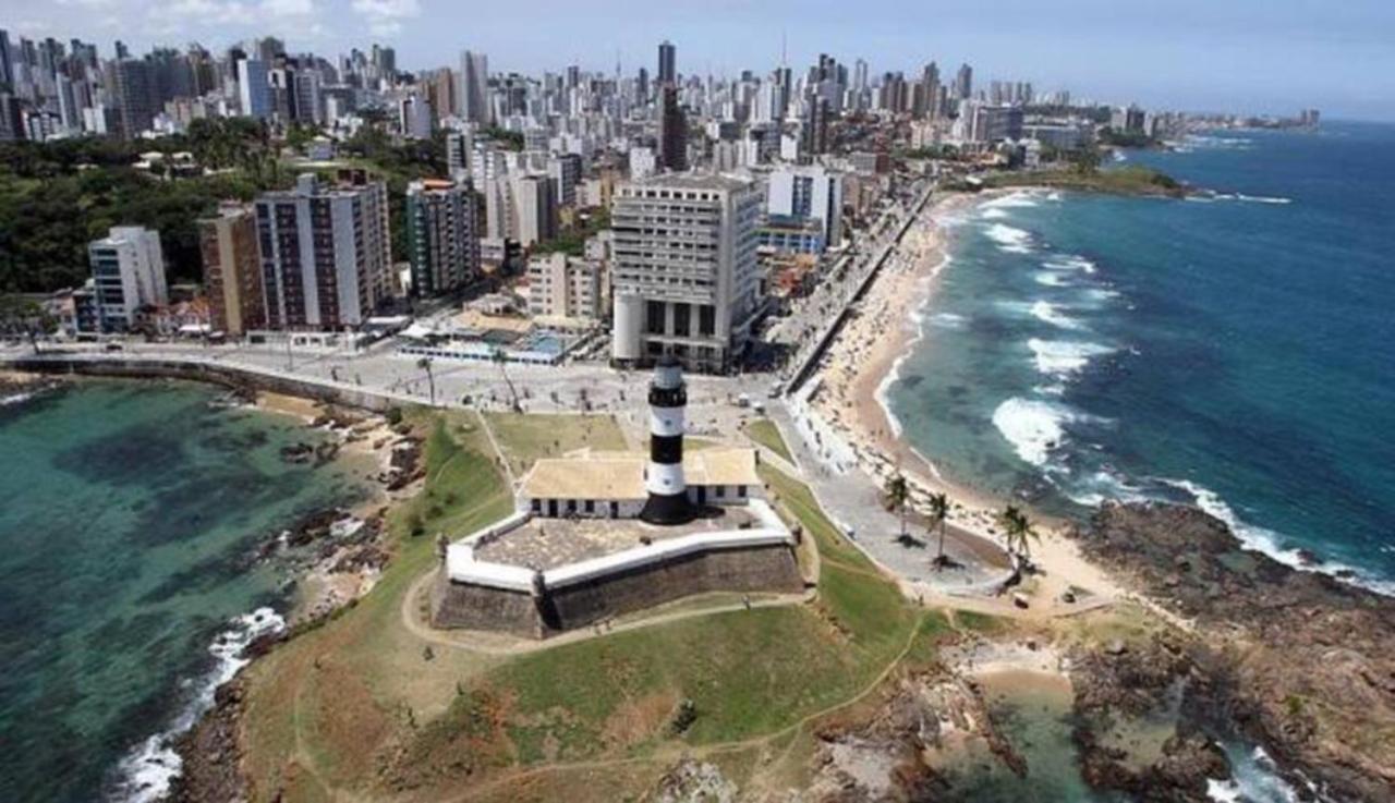 Flat Atlatic City Apart Hotel Barra Ondina Em Salvador Exteriör bild